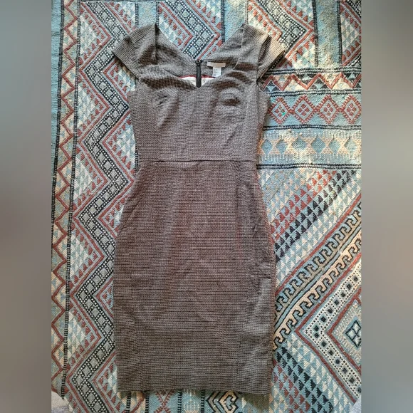 H&M | Dresses | Hm Fitted Plaid Dress | Poshmark